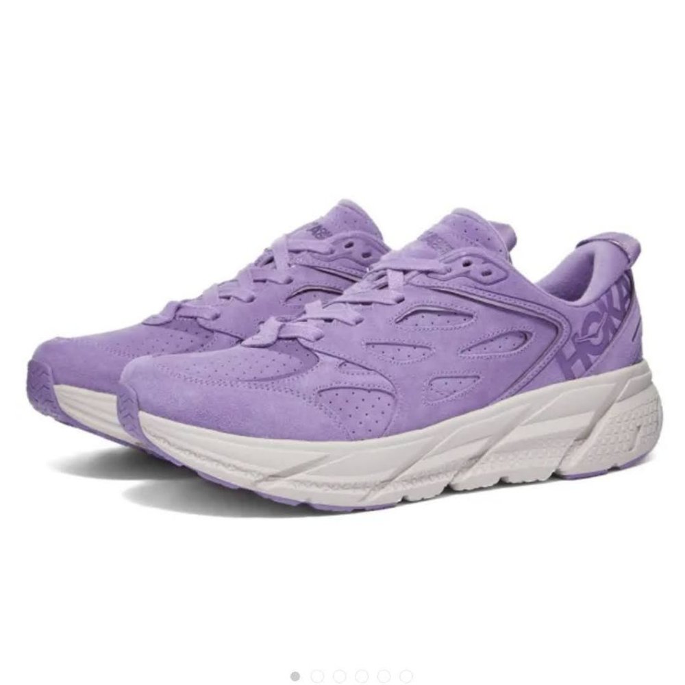 Hoka One One Clifton L Purple Suede